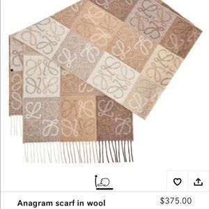 LOEWE scarf in wool and cashmere